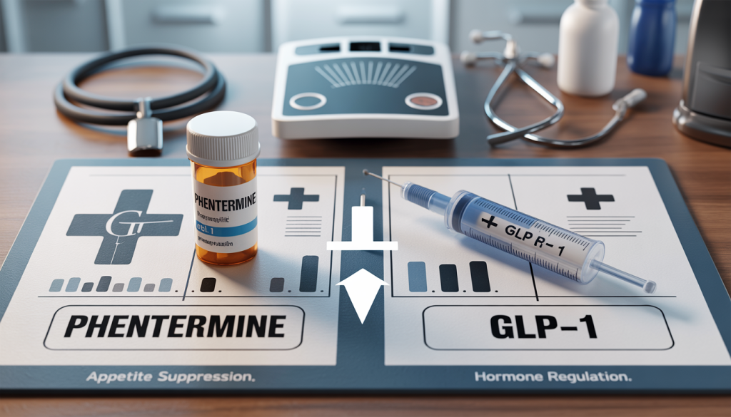 Phentermine a GLP 1