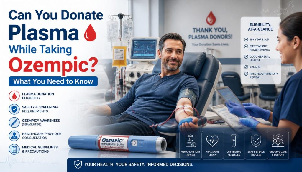 Can You Donate Plasma While Taking Ozempic